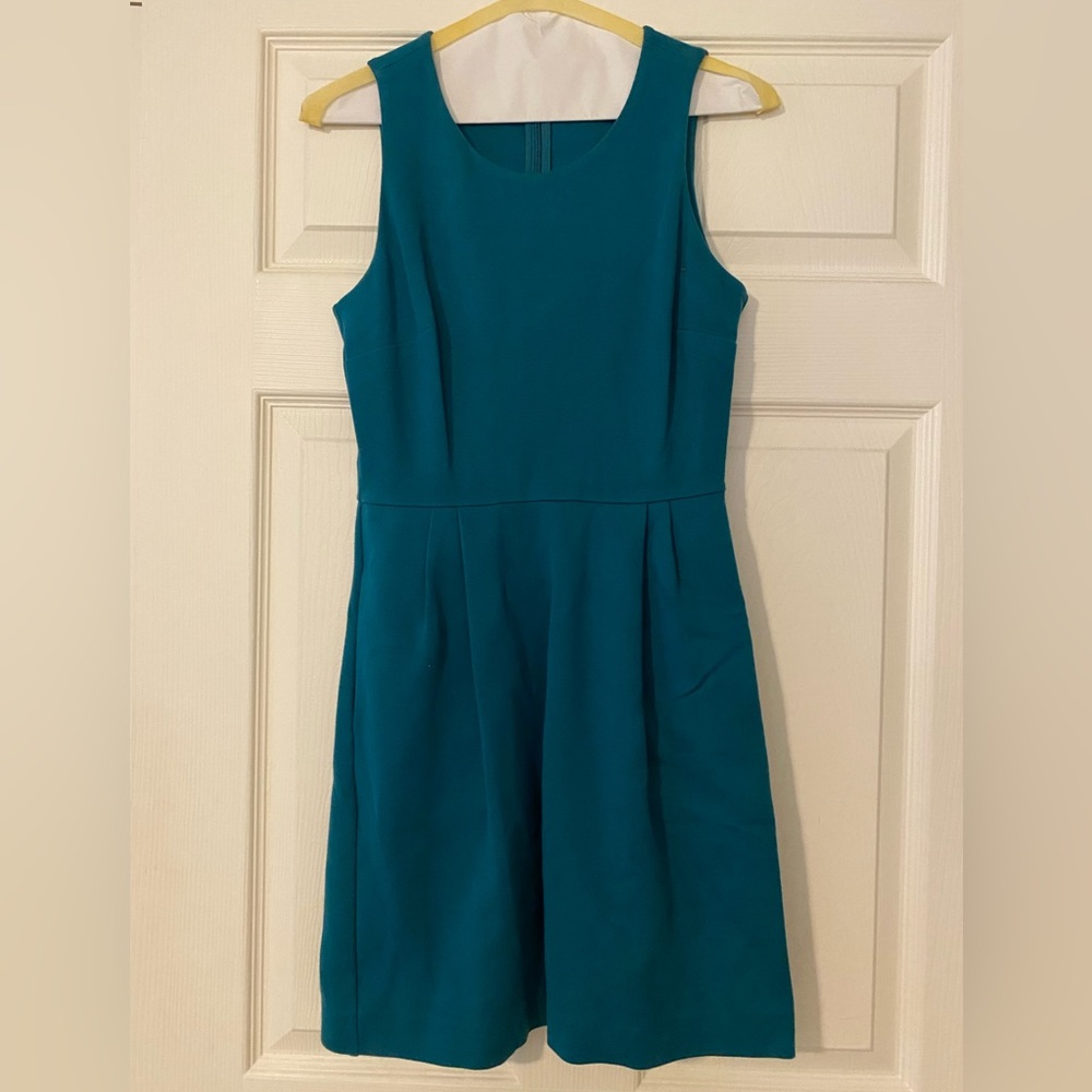 Madewell dress size XS teal casual dress work dress workwear
